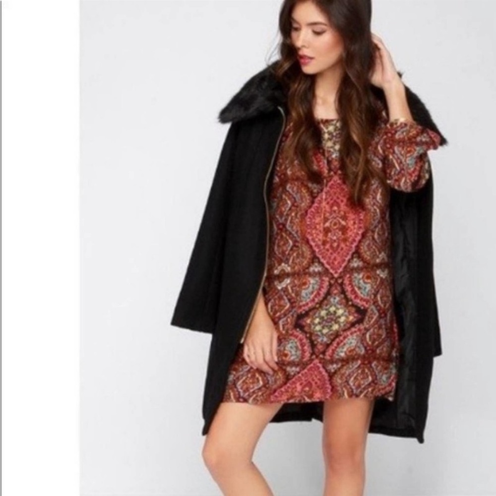 Billabong Gypsy Mosaic Paisley Tunic Dress boho - Picture 3 of 6